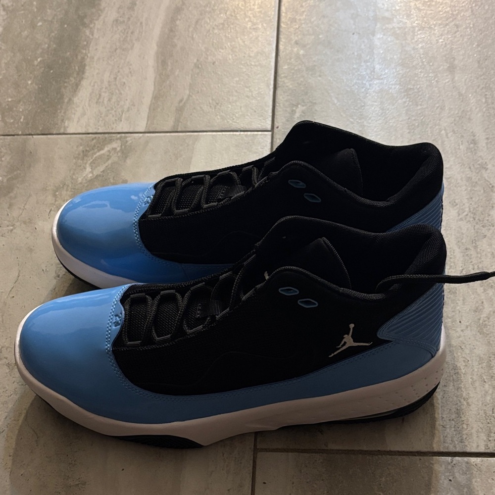 Black and Blue Athletic Shoes
